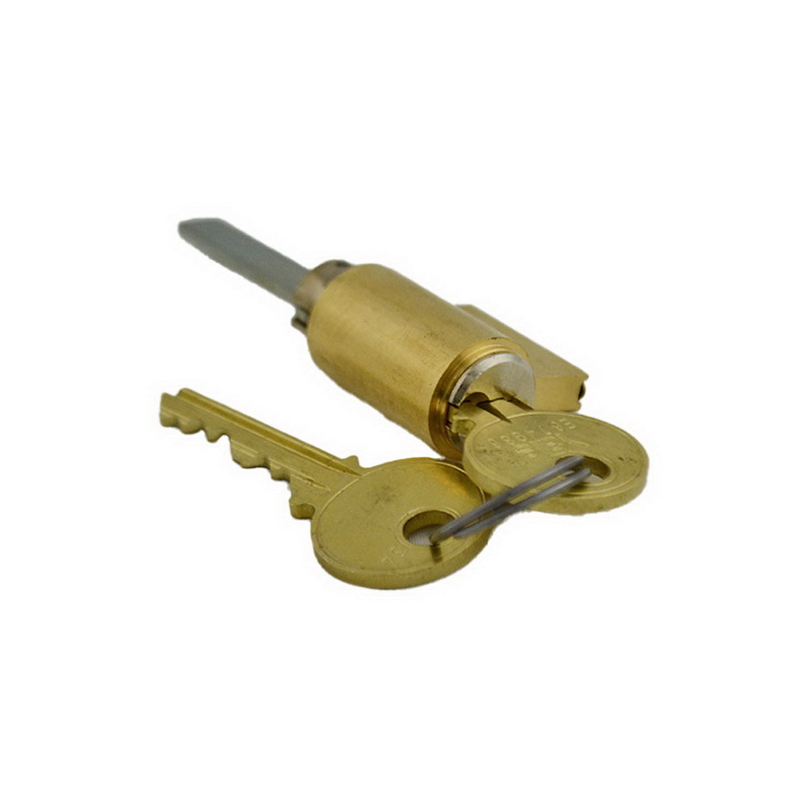 ASSA ABLOY进口代理批发 ASSA Abloy Accentra 1802SA626 6 针单节 SA 键槽锁芯，用于钥匙插入杆 (AU5400LN) US26D (626) 缎面铬表面处理