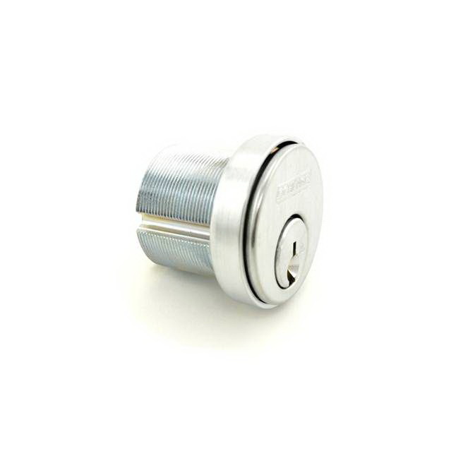 酷牌库|商品详情-Schlage Commercial进口代理批发 Schlage Commercial 30001S123626118 1-1/8" 榫眼气缸 S123 键槽，带压缩环和弹簧以及 L 凸轮缎面镀铬表面