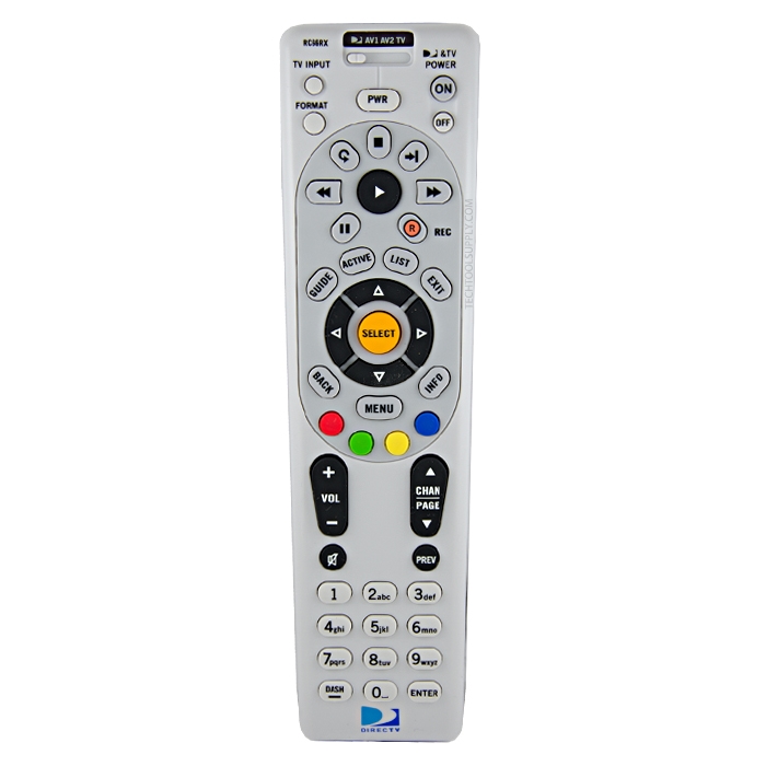 DirecTV进口代理批发 DirecTV 2 路通用遥控器 - IR/RF，RC66RXMP