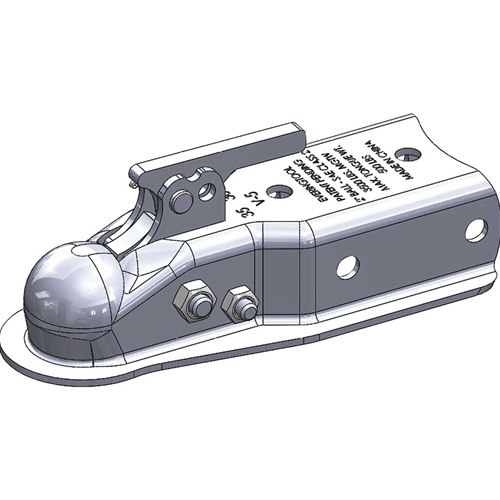 Ultra-Tow进口代理批发 Ultra-Tow 54606.ULT XTP 自动锁定 A 形框架拖车连接器 - 6000 磅容量，适合 2" 球和 3"W 槽钢