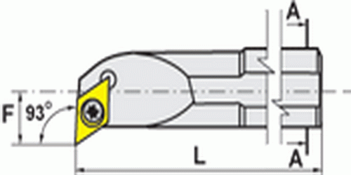 PAFANA EUROPEAN进口代理批发 PAFANA EUROPEAN 8750101 SI-SDUCR 10-2，刀柄：5/8"，最小孔径：0.840"，OAL：8"，中心线 F：0.500"，与 DC_T 刀片一起使用：21.5，RH