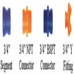 LOC-LINE USA进口代理批发 LOC-LINE USA 9261511 3/4" Y 接头 2 件装