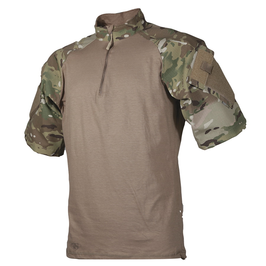 酷牌库|商品详情-TRU-SPEC进口代理批发1/4 拉链短袖战术响应作战衬衫