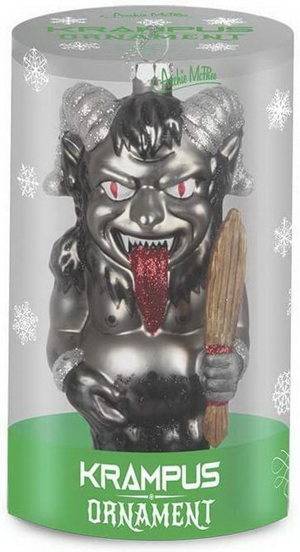 酷牌库|商品详情-Accoutrements进口代理批发 配饰 Krampus 玻璃节日装饰品