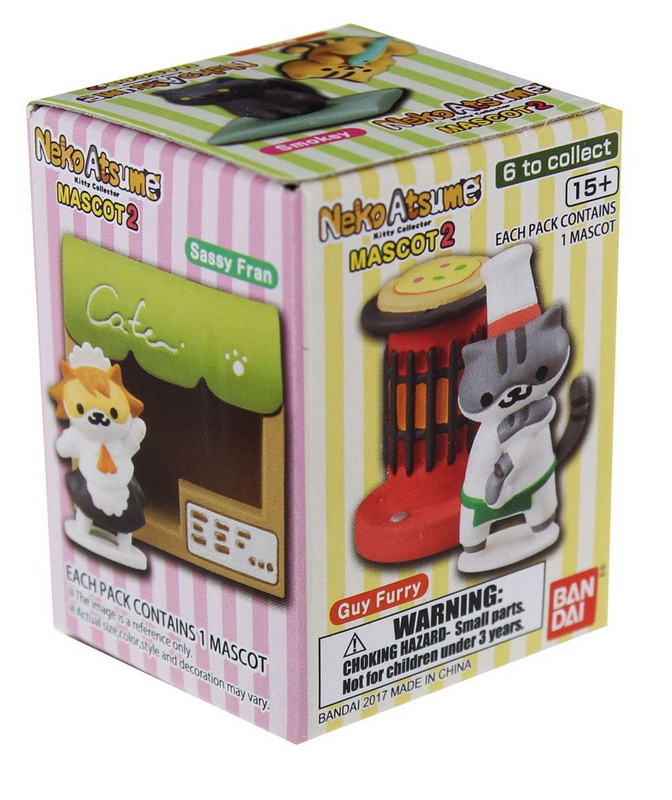 酷牌库|商品详情-Banpresto进口代理批发 Banpresto BAN-168192-C Neko Atsume：Kitty 收藏家吉祥物 2 盲盒迷你人偶