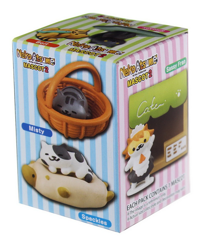 酷牌库|商品详情-Banpresto进口代理批发 Banpresto BAN-168192-C Neko Atsume：Kitty 收藏家吉祥物 2 盲盒迷你人偶