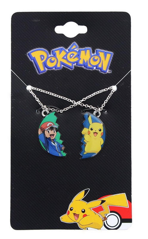Pokemon Pikachu Necklace Gold Plated Lightning Bolt Officially Licensed