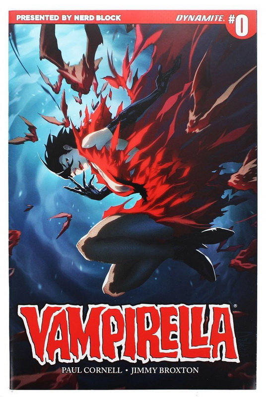 Dynamite Entertainment进口代理批发 Dynamite Entertainment Vampirella #0（Nerd Block 独家封面）