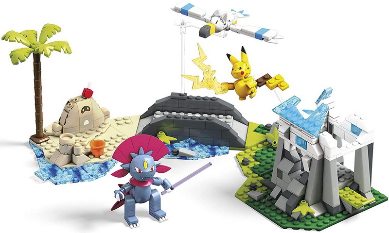 Fisher-Price进口代理批发 Fisher-Price FBC-FVK80-C Pokemon Mega Construx 398 件建筑套装热带霜冻对决