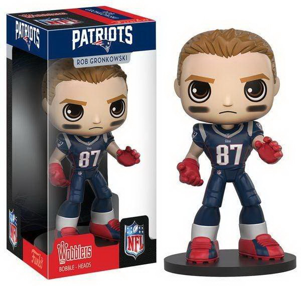 Funko进口代理批发 新英格兰爱国者队 NFL Funko Wobbler Rob Gronkowski