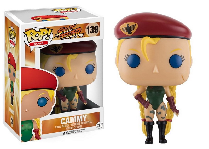 Funko进口代理批发 Funko FNK-11656-C 街头霸王 POP 乙烯基人物：Cammy