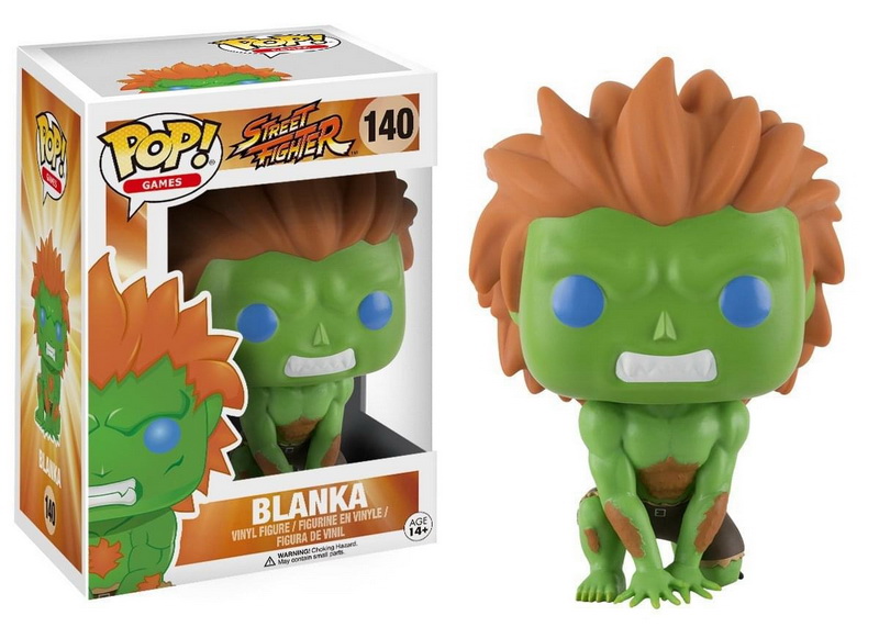 Funko进口代理批发 Funko FNK-11657-C 街头霸王 POP 乙烯基人形：Blanka