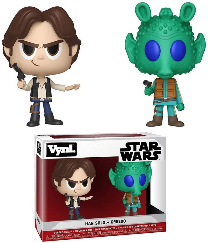 酷牌库|商品详情-Funko进口代理批发 Funko FNK-30808-C Funko VYNL：星球大战 - HanSolo 和 Greedo (ANH)