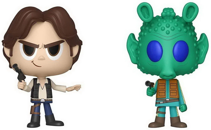 酷牌库|商品详情-Funko进口代理批发 Funko FNK-30808-C Funko VYNL：星球大战 - HanSolo 和 Greedo (ANH)