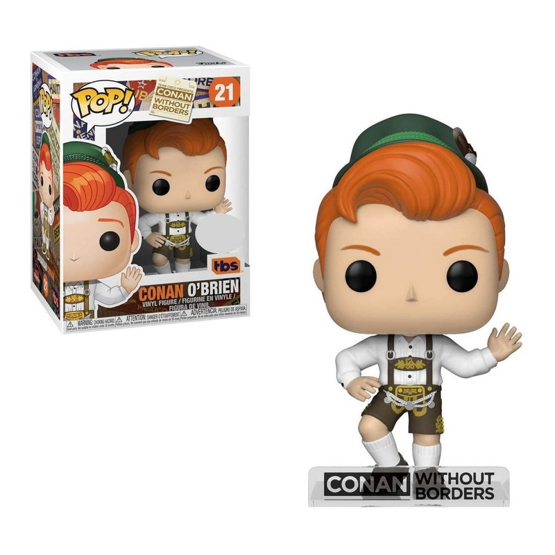 Funko进口代理批发 Funko FNK-34929-36-C Conan O'Brien Funko POP 乙烯基人形 |穿皮裤的柯南