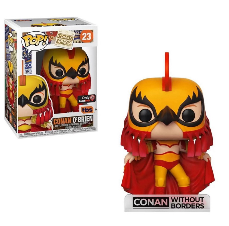 Funko进口代理批发 Funko FNK-34931-C Conan O'Brien Funko POP 乙烯基人偶 |柯南 饰 Luchador