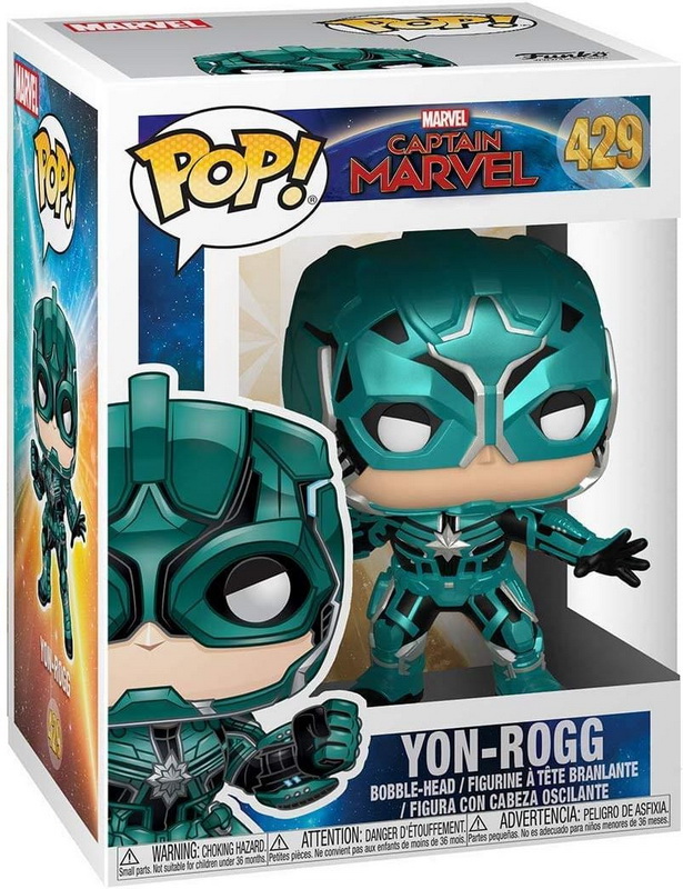 酷牌库|商品详情-Funko进口代理批发 Funko Marvel 惊奇队长 Funko POP 乙烯基人偶 Yon-Rogg