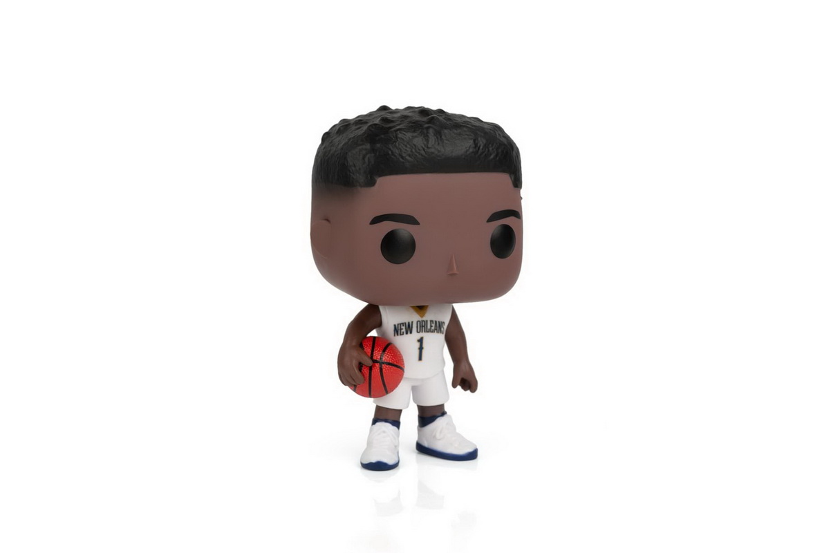 酷牌库|商品详情-Funko进口代理批发 芬科流行音乐！ NBA 乙烯基人偶新奥尔良鹈鹕队锡安・威廉姆森，3.75 英寸