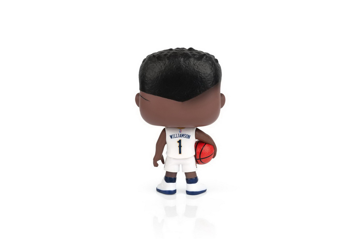 酷牌库|商品详情-Funko进口代理批发 芬科流行音乐！ NBA 乙烯基人偶新奥尔良鹈鹕队锡安・威廉姆森，3.75 英寸