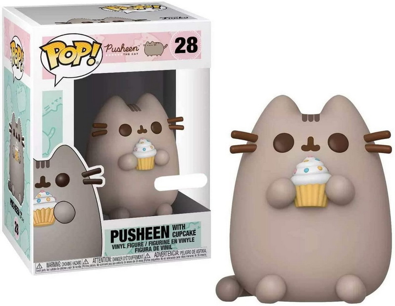 Funko进口代理批发 Funko FNK-45219-C Pusheen Funko POP 乙烯基玩偶 |普辛与纸杯蛋糕