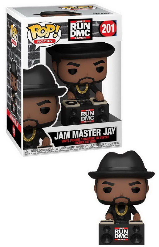 Funko进口代理批发 Funko FNK-47166-C Run-DMC Funko POP 乙烯基玩偶，Jam Master Jay