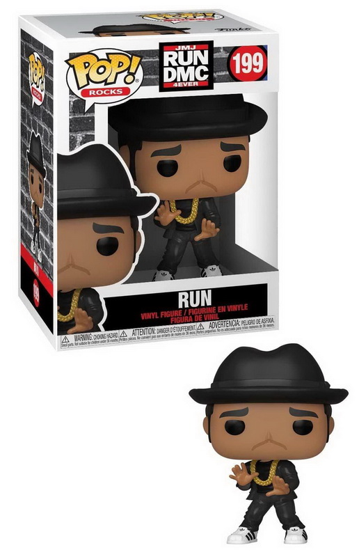 Funko进口代理批发 Funko FNK-47168-C Run-DMC Funko POP 乙烯基玩偶，Run