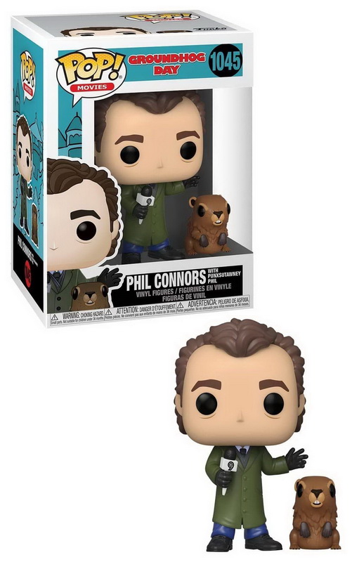 酷牌库|商品详情-Funko进口代理批发 Funko FNK-47240-C 土拨鼠日 Funko POP 乙烯基人物，Phil Connors 和 Punxsutawney Phil