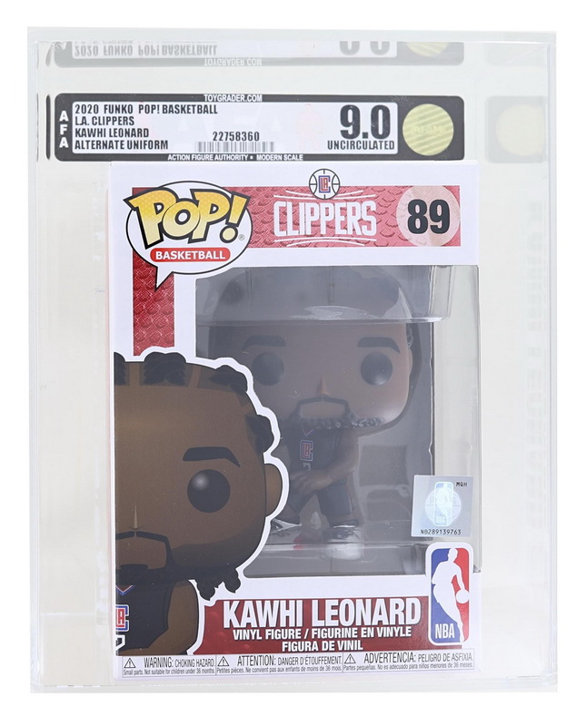 Funko进口代理批发 Funko FNK-50978_9-C 洛杉矶快船队 NBA Funko POP 乙烯基人偶 |科怀・伦纳德 (替补) 评分 9.0