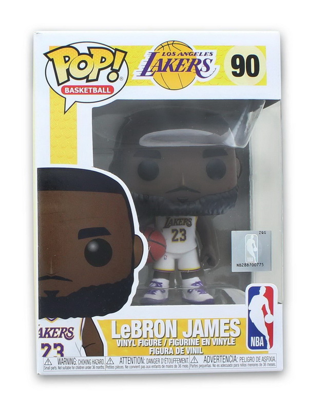 Funko进口代理批发 Funko FNK-51010-C 洛杉矶湖人队 Nba Funko 流行乙烯基玩偶，勒布朗・詹姆斯替补