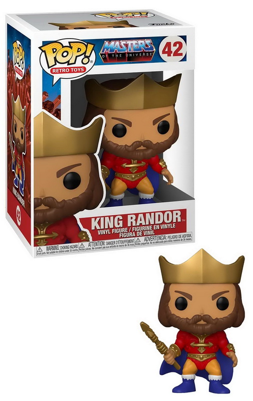 Funko进口代理批发 Funko FNK-51449-C 宇宙大师 Funko POP 乙烯基玩偶，King Randor 金属漆