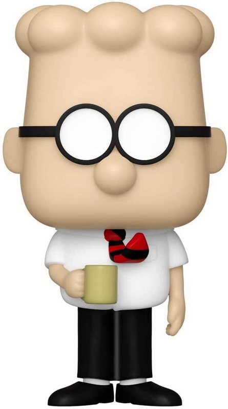 Funko进口代理批发 Funko FNK-51557-C Dilbert Funko POP 乙烯基人形 |呆伯特