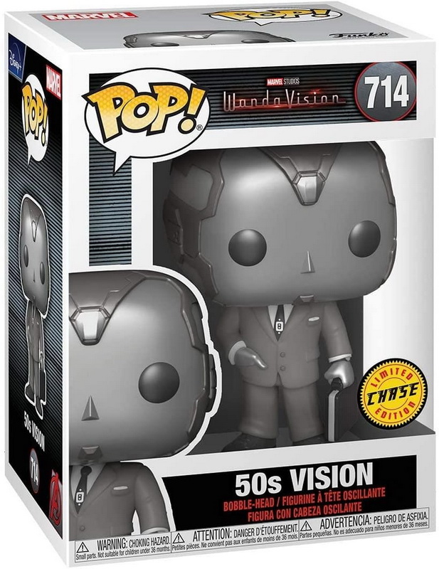 Funko进口代理批发 Funko FNK-52043-CV 漫威旺达幻视 Funko POP 乙烯基人偶 | Funko FNK-52043-CV 50年代的愿景追逐