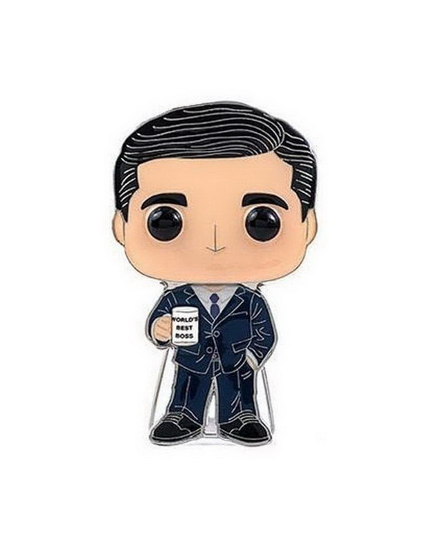 Funko进口代理批发 Funko FNK-52478-MIC-C 办公室 3 英寸 Funko POP 别针，Michael Scott