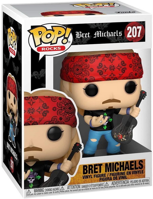 酷牌库|商品详情-Funko进口代理批发 Funko FNK-52929-C Bret Michaels Funko POP 摇滚乙烯基人偶