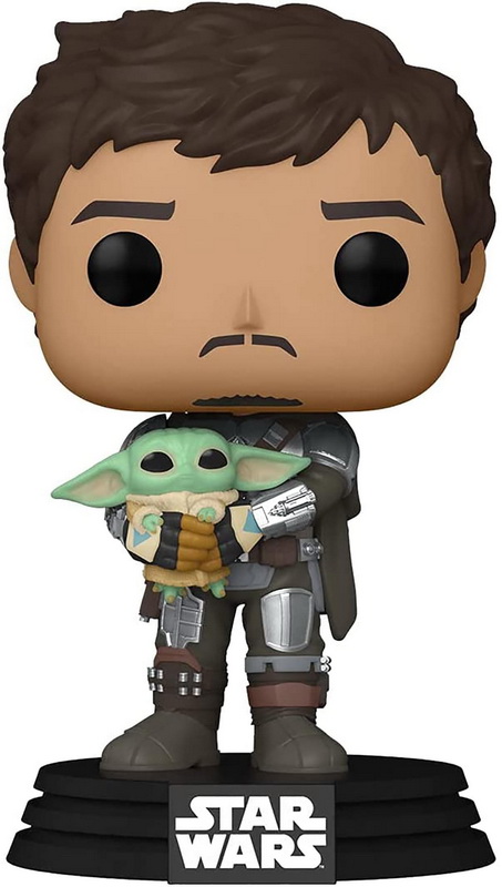 Funko进口代理批发 Funko FNK-54525-C 星球大战曼达洛人 Funko POP 乙烯基人偶 |曼多抱着孩子