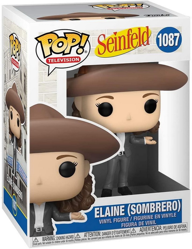 Funko进口代理批发 Funko FNK-54678-C 宋飞正传 Funko POP 乙烯基人偶 | Funko FNK-54678-C Seinfeld穿着宽边帽的伊莱恩