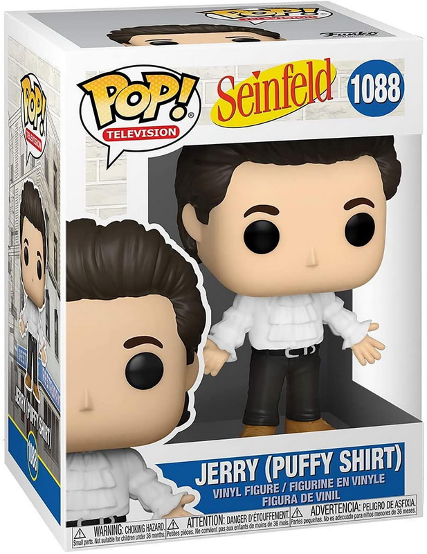 Funko进口代理批发 Funko FNK-54682-C 宋飞正传 Funko POP 乙烯基人偶 | Funko FNK-54682-C Seinfeld穿着蓬松衬衫的杰瑞