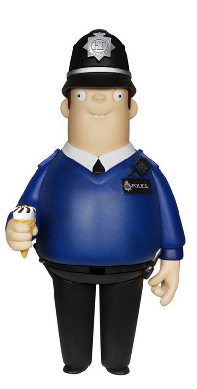 酷牌库|商品详情-Funko进口代理批发 Funko Hot Fuzz Funko Vinyl Idolz 8 英寸乙烯基人物丹尼・巴特曼