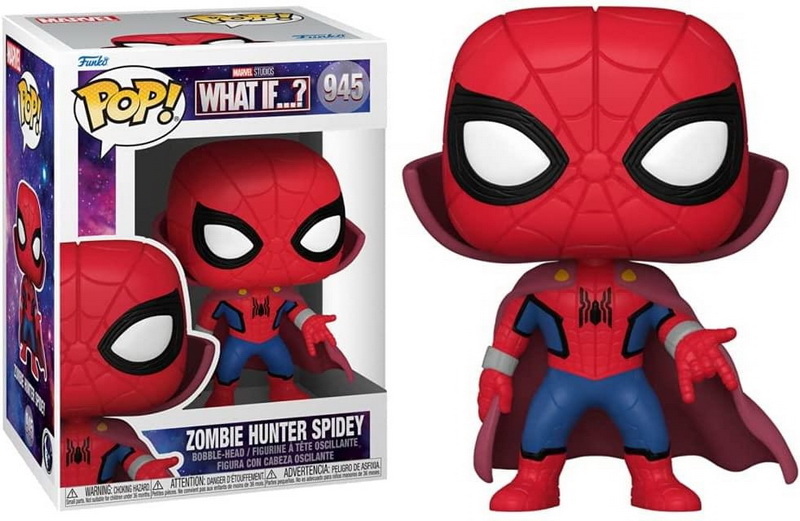 酷牌库|商品详情-Funko进口代理批发 Funko FNK-57380-C Marvel What If Funko POP 乙烯基人偶 |僵尸猎人蜘蛛侠