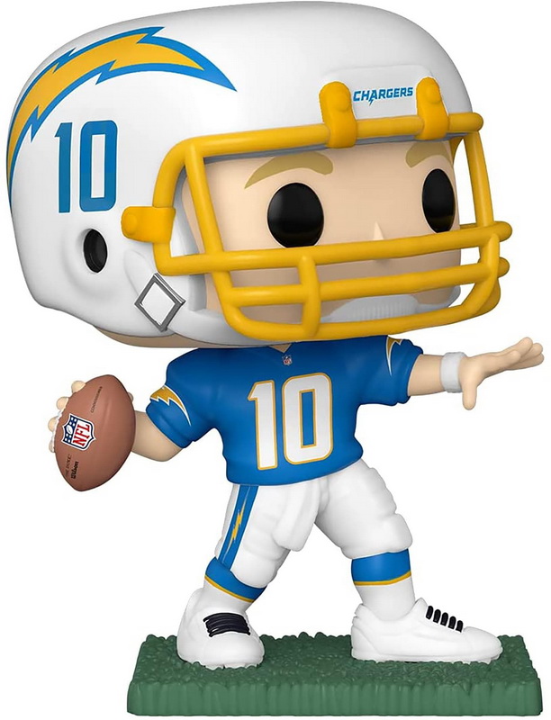 酷牌库|商品详情-Funko进口代理批发 Funko FNK-57407-C 洛杉矶闪电队 NFL Funko POP 乙烯基玩偶 |贾斯汀・赫伯特（主场制服）