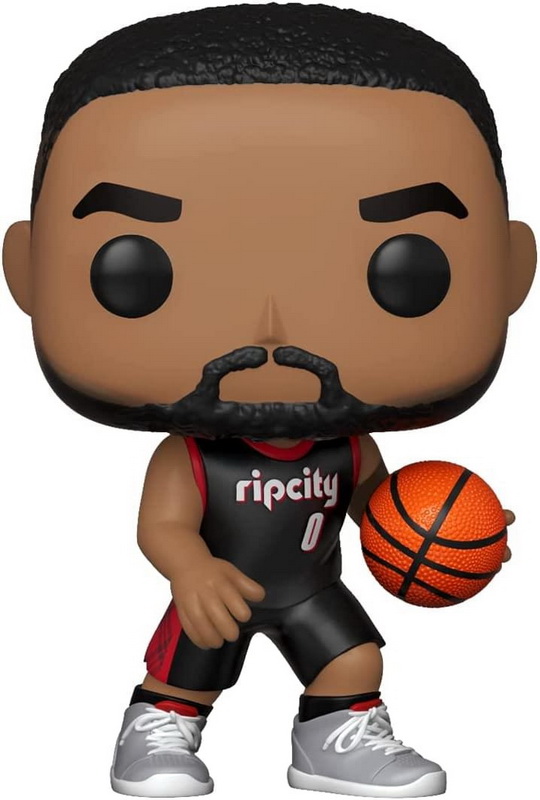 Funko进口代理批发 Funko FNK-57633-C 波特兰开拓者队 NBA Funko POP 乙烯基人偶 |达米安・利拉德