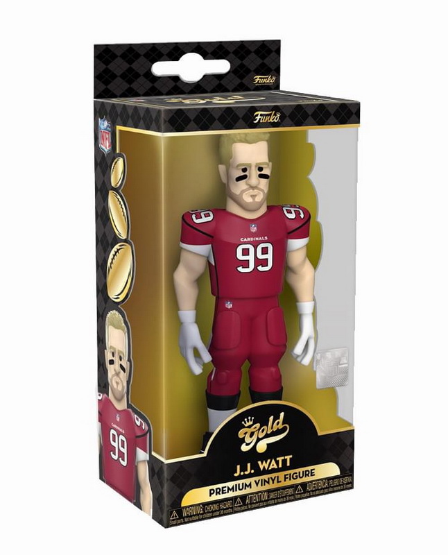 Funko进口代理批发 Funko FNK-59356-C 休斯顿德州人 NFL Funko 金色 5 英寸乙烯基人偶 | JJ瓦特