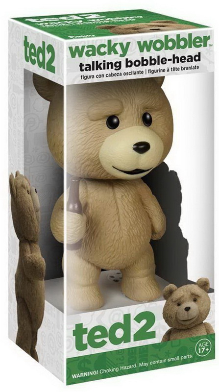 酷牌库|商品详情-Funko进口代理批发 Funko Ted 2 Funko Wacky Wobbler 摇头公仔：会说话的 Ted（R 级）