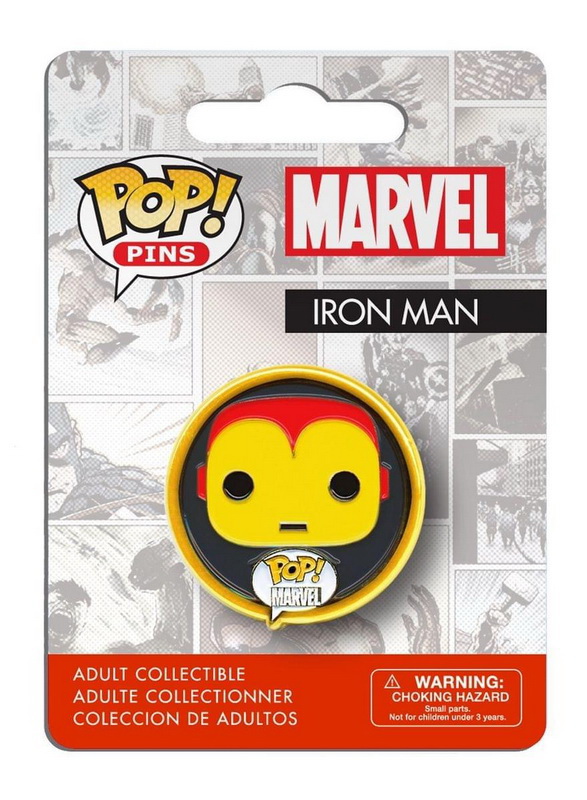 Funko进口代理批发 Funko Marvel Funko POP 徽章：钢铁侠