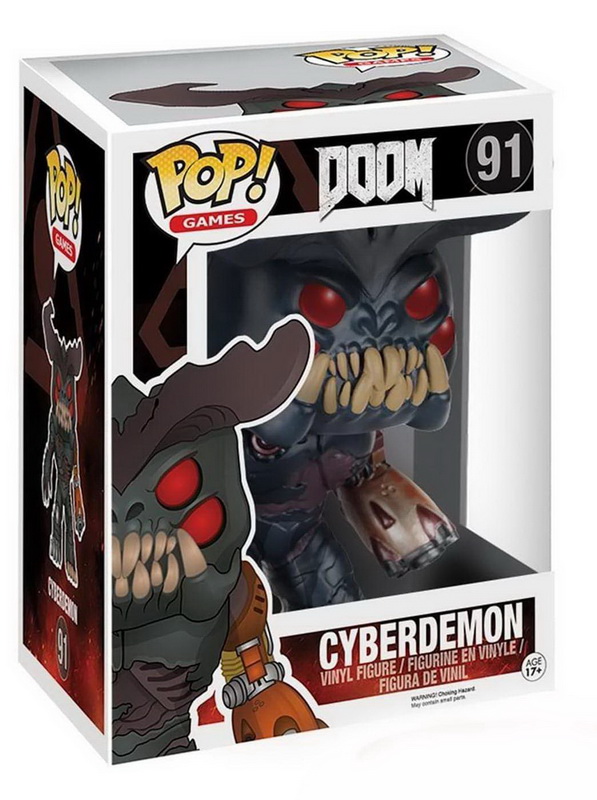 Funko进口代理批发 Funko Doom POP 6 英寸乙烯基玩偶：网络恶魔