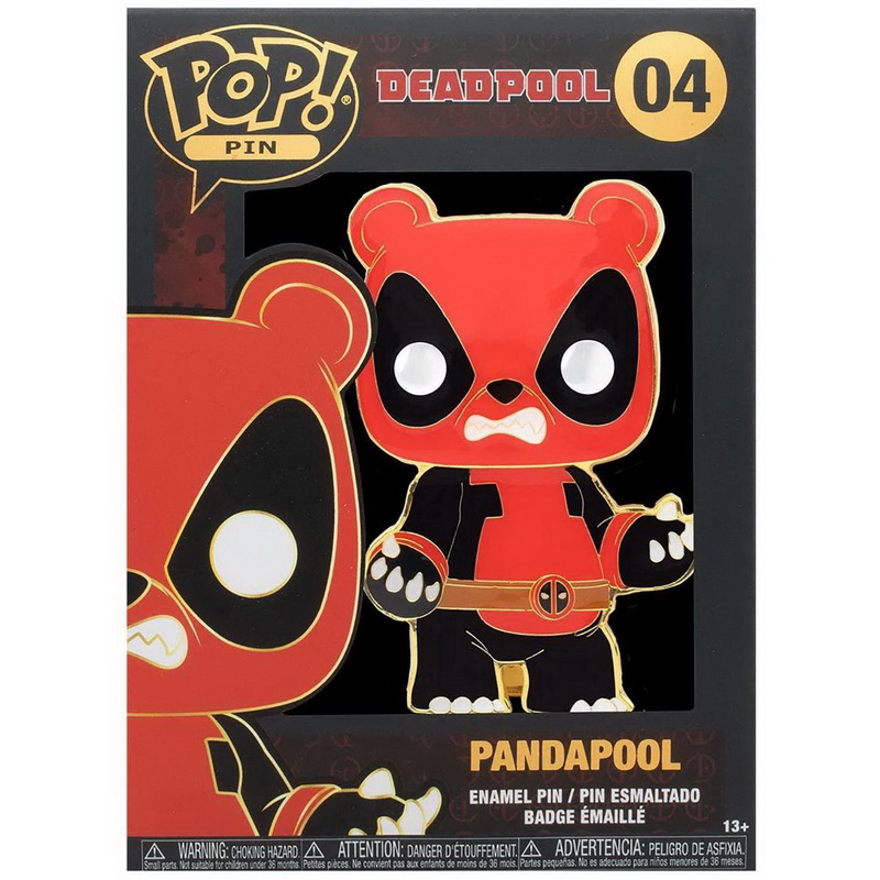 酷牌库|商品详情-Funko进口代理批发 Funko FNK-MVPP0019-C Marvel 3 英寸 Funko POP 别针 |熊猫死侍