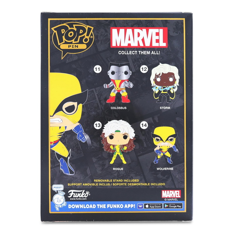 酷牌库|商品详情-Funko进口代理批发 Funko FNK-MVPP0025-C Marvel X 战警 3 英寸 Funko POP 徽章 |金刚狼