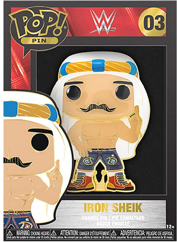 酷牌库|商品详情-Funko进口代理批发 Funko FNK-WWEPP0003-C WWE 3 英寸 Funko POP 别针 |铁酋长