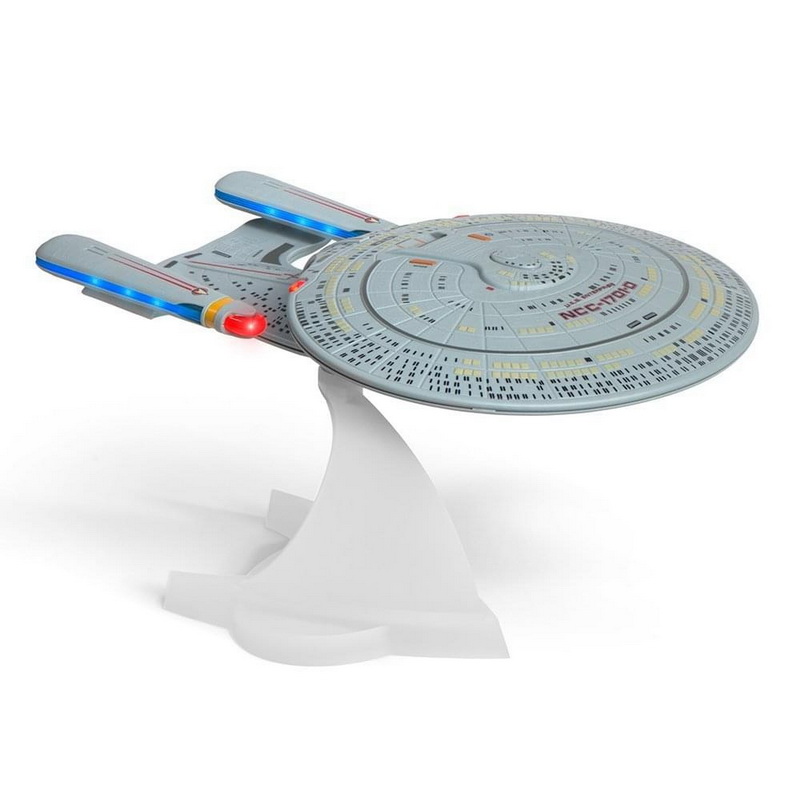 酷牌库|商品详情-Fametek进口代理批发 Fametek 星际迷航 TNG 12 英寸 USS Enterprise NCC-1701-D 蓝牙扬声器带 LED 和 SFX