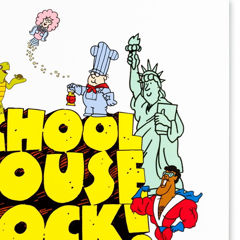 酷牌库|商品详情-Global Prints进口代理批发 Global Prints Schoolhouse Rock 11"x14" 印刷海报（SDCC 独家）